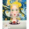 Ceramic Pretty Lady with Necklace Earrings Makeup Brush or Pen Holder Quality